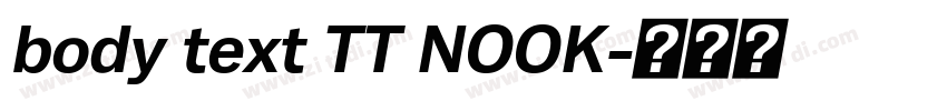 body text TT NOOK字体转换 body text TT NOOK字体转换